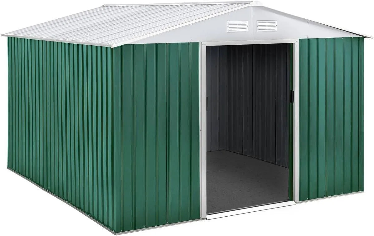 Abri de jardin, 7,06 M², métal Rosas, Vert