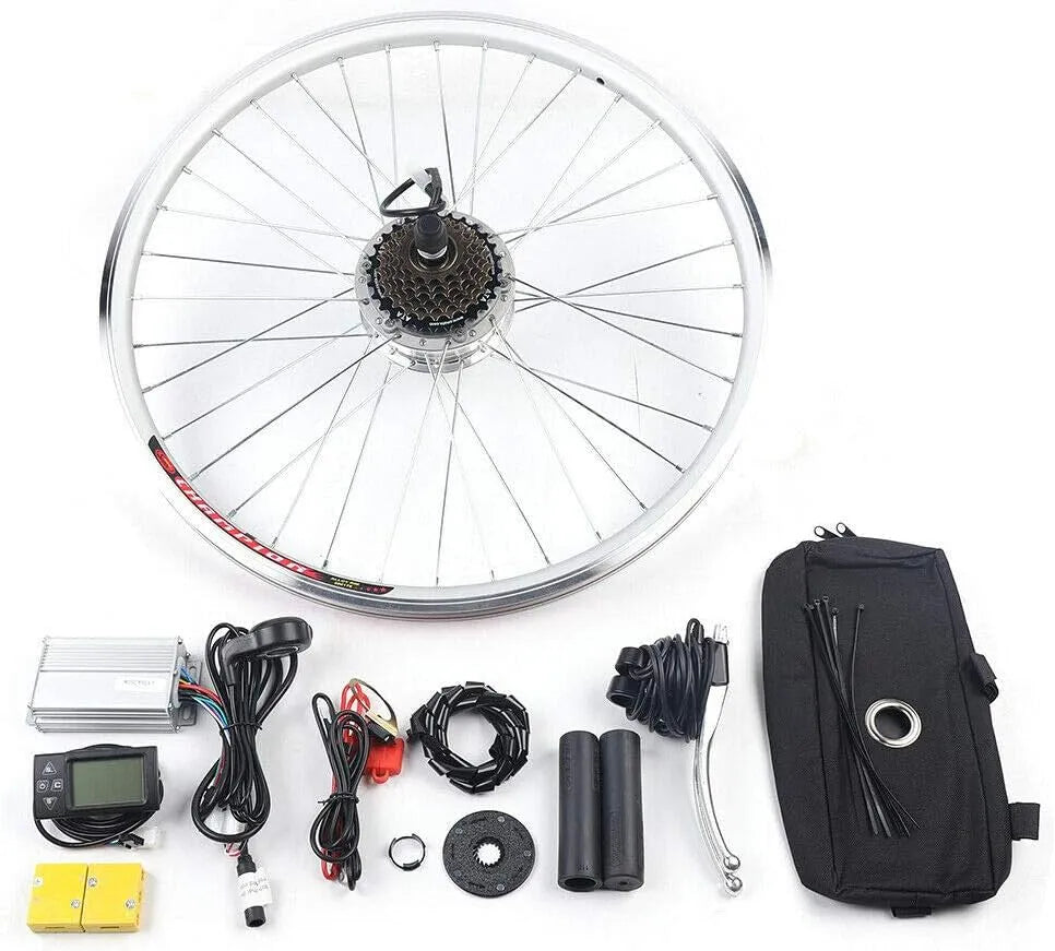 Vélo électrique 28po, tension 36 V 250 W, Kit de conversion Ebike avec écran LCD, Pour roue arrière