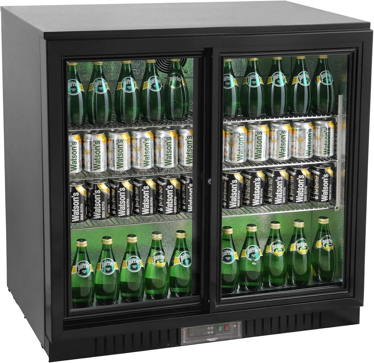 Modèle Arrière bar GBC3102 METRO Professional, dimensions 90 x 52 x 86,5 cm, capacité 198 L, puissance 160 W, Arrière bar, tôle galvanisée, aluminium