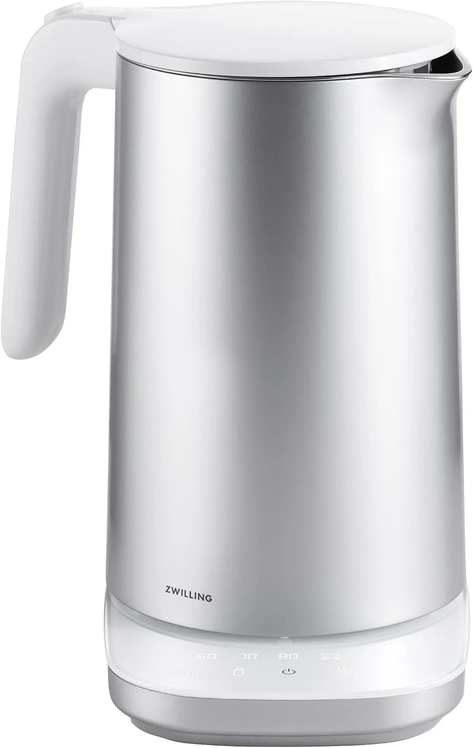 Bouilloire électrique 220-240V ZWILLING, capacité 1,5 Litres, série Enfinigy, Température Réglable, finition argentée, Electrique Pro, puissance 1850W