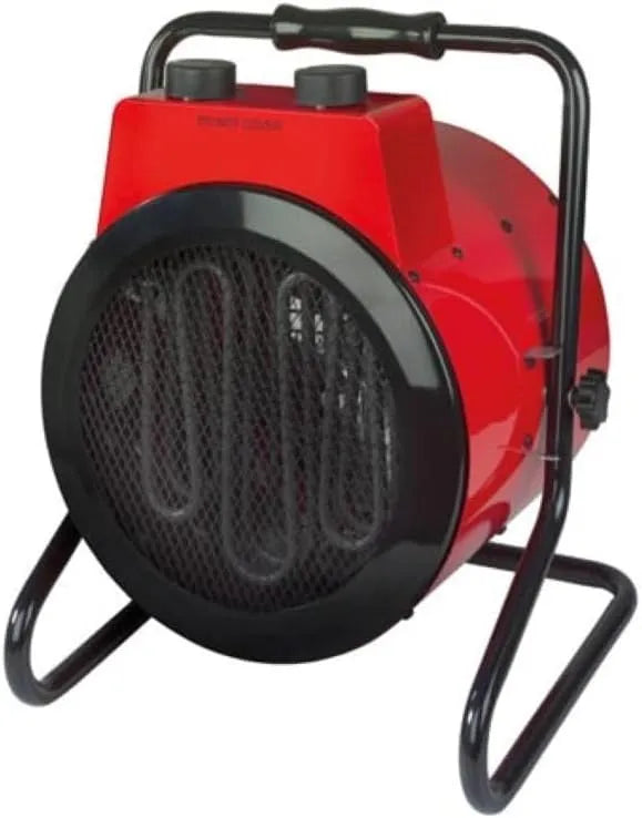 Modèle soufflant électrique avec 2 niveaux de chaleur IP24 Perel Chauffage, thermostat et fonction refroidissement