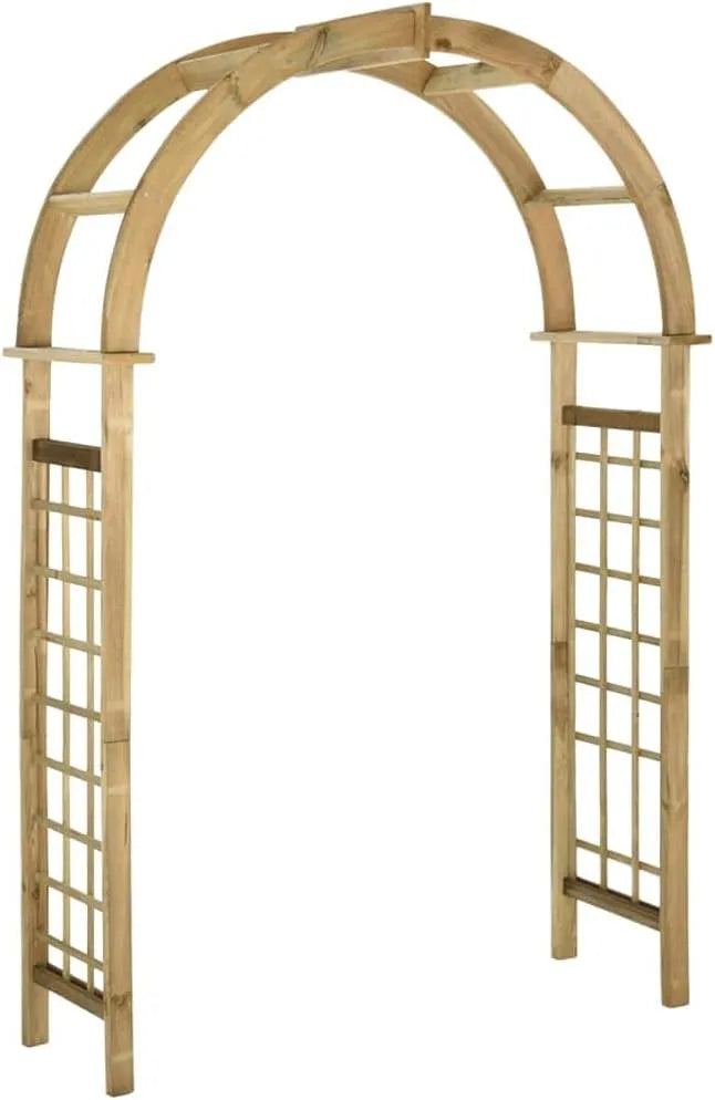Avec Treillis Bois de pin Vert imprégné 43256 Générique Arche, Brun,39 KG, Maison & Jardin, Pelouses & Jardins, Vie en extérieur, Arches