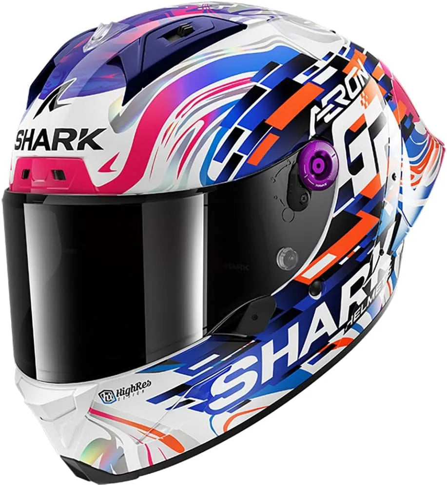Shark casque moto, Moto Intégral Aeron GP Replica ZARCO GP de France DVB