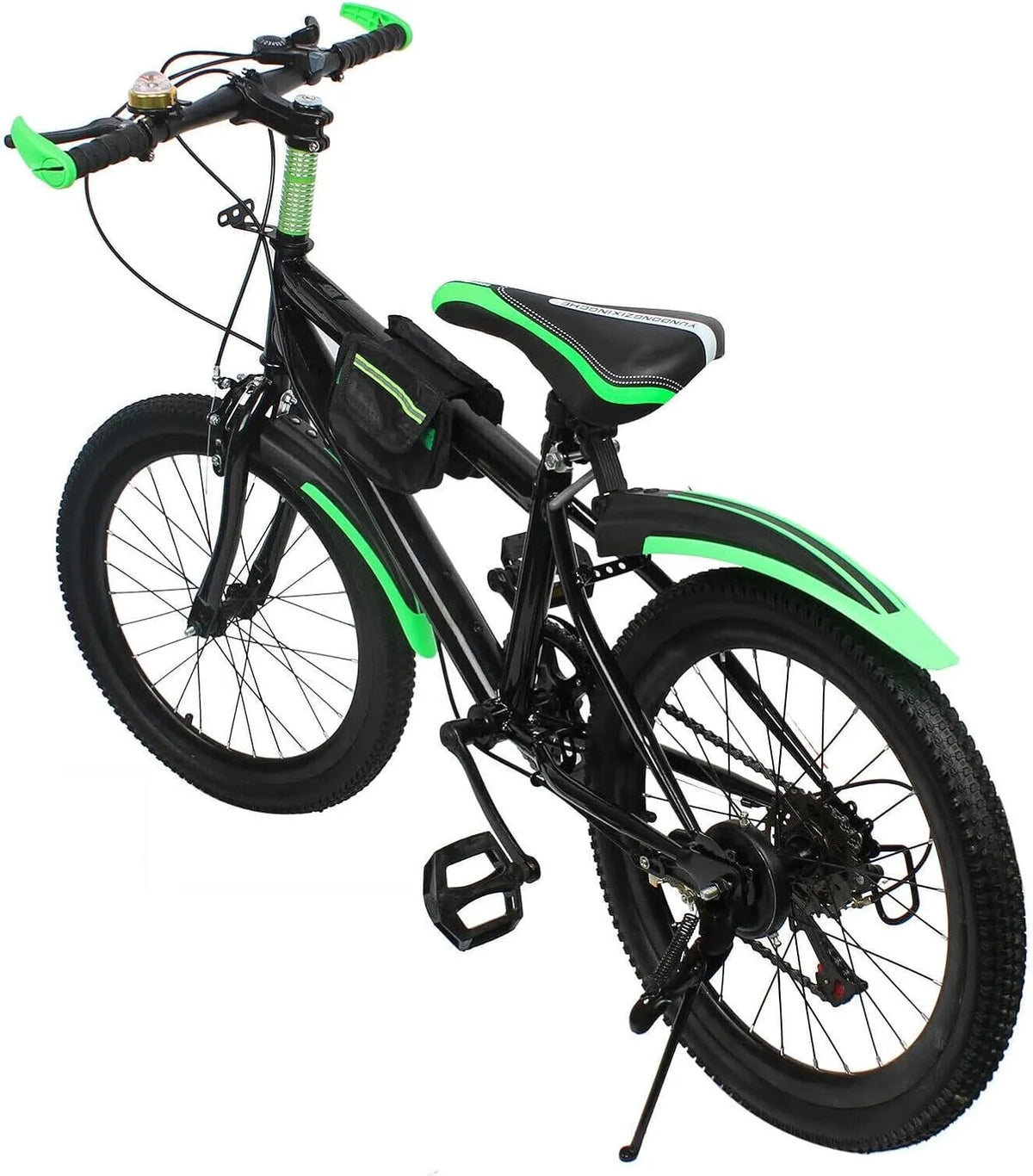 Vélo, capacité de charge jusqu'à 85 kg, avec garde-boue et bouteille d'eau pour 8 à 13 ans, pour enfant de 20 pouces