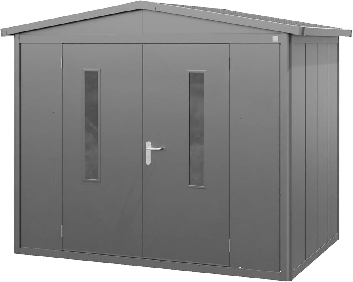 Abri de jardin, en métal 263x180x231 cm Armoire de Jardin Anthracite