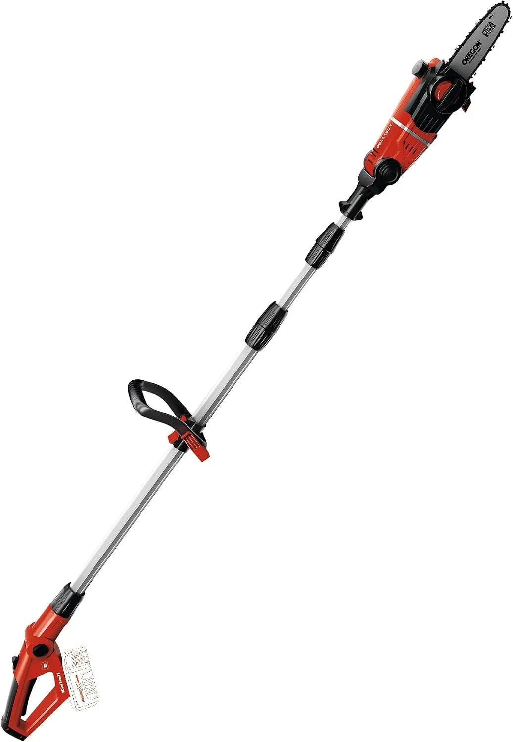 Einhell Elagueuse sur Perche sans Fil Li T-Solo Power X-Change GE-LC 18, tension 18 V, Longueur de Guide 20 cm, Manche télescopique