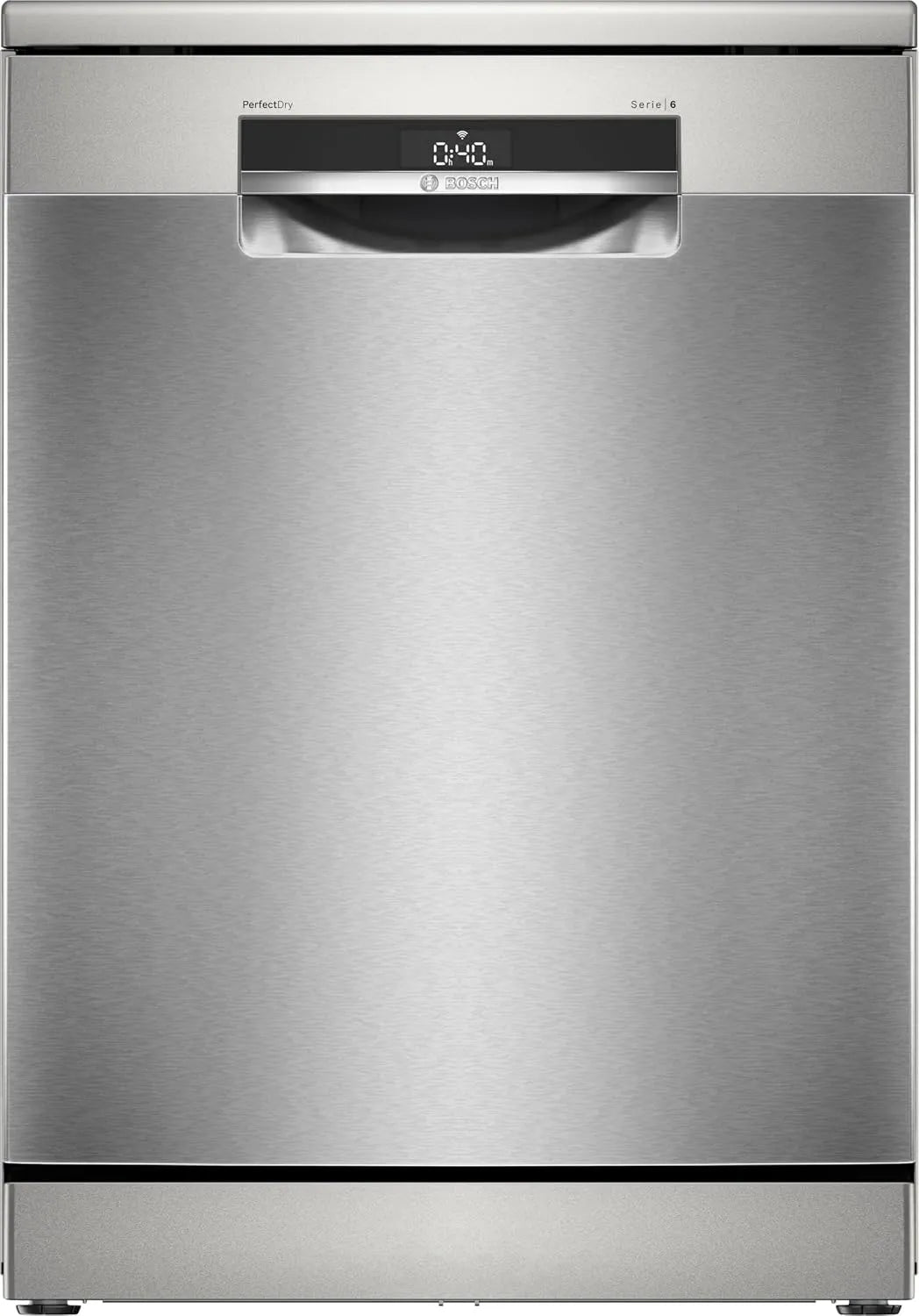 Bosch lave-vaisselle SMS6ZCI11F, Série 6, 60cm, Acier brossé anti-traces, Pose-libre