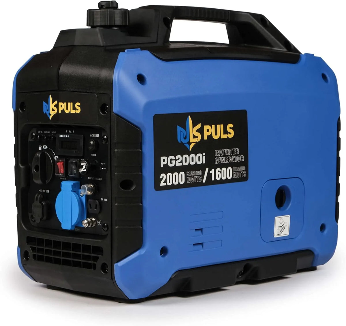 Groupe électrogène PG2000i, Capacité du réservoir 4,5 l, Générateur à essence 2 kW, onduleur PULS energy 2000 W, poids 15 kg, Moteur onduleur 4 temps