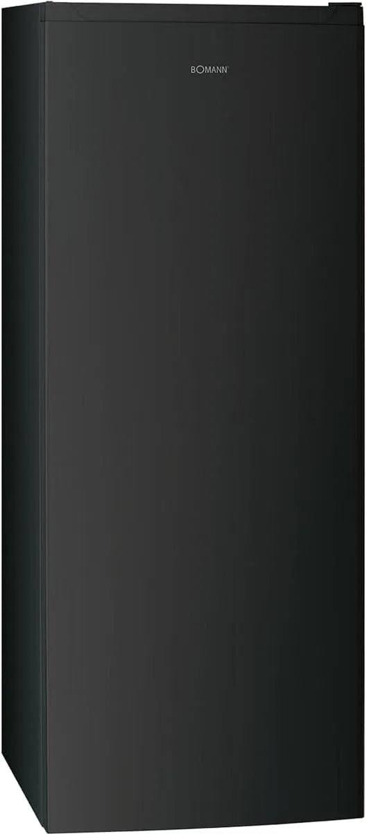 Bomann congélateur GS7343 220-240V, capacité 161L finition noire, Total No Frost, Contrôle Électronique, Réversible, 39 dB, 3 Tiroirs