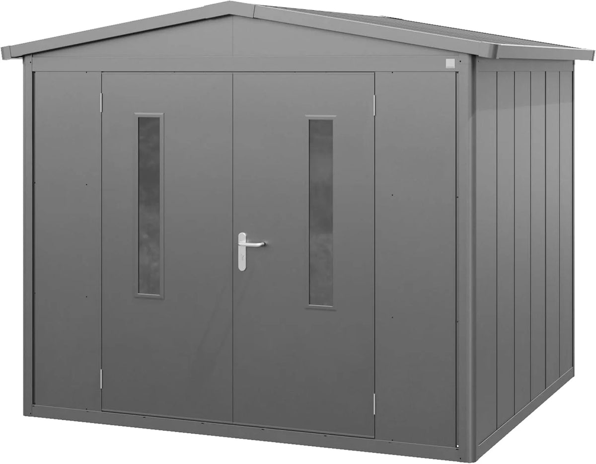 Abri de jardin, en métal 263x228x231 cm Armoire de Jardin Anthracite