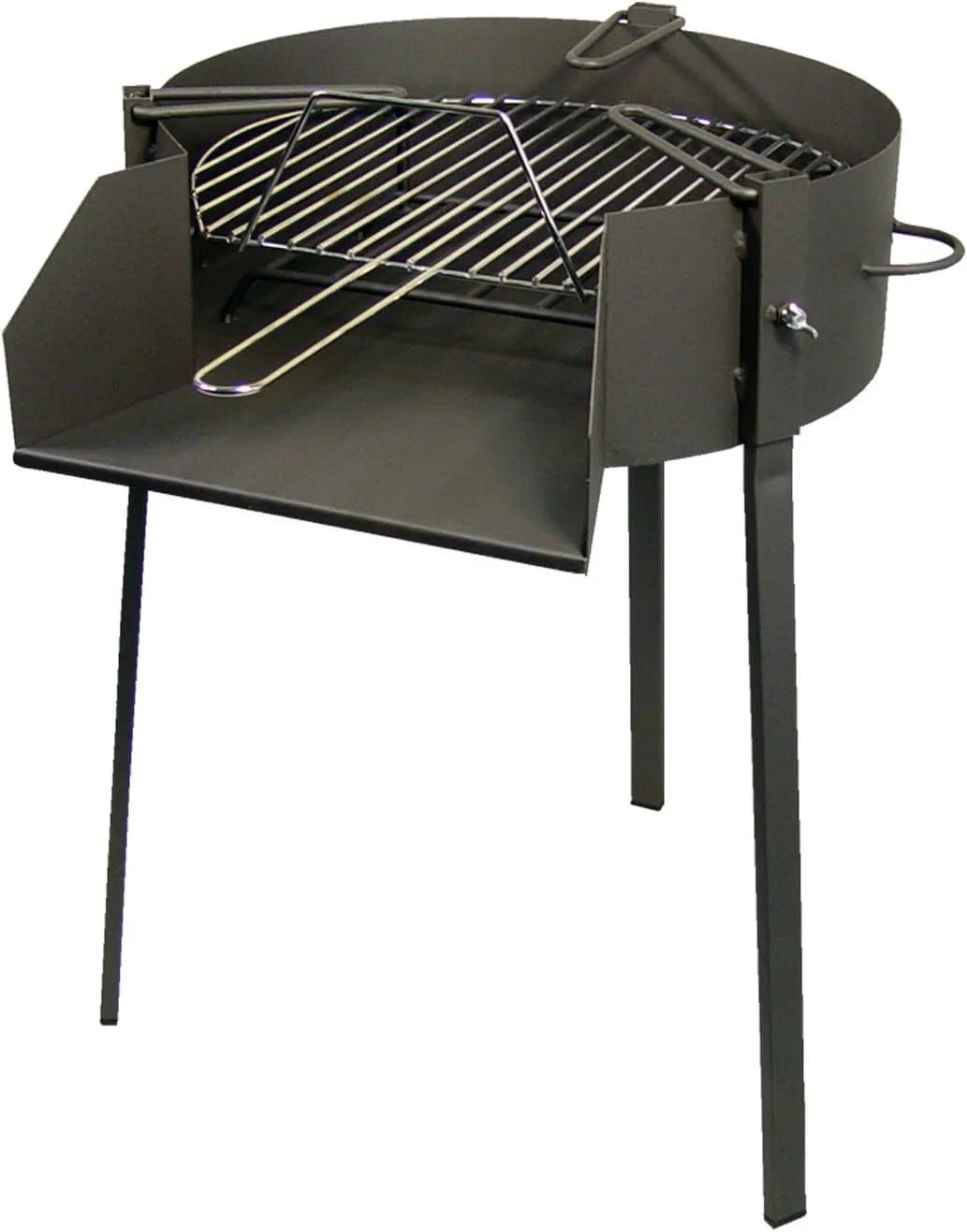 Barbecue IMEX EL ZORRO, Ø 60 x 75 cm, à Charbon sur Pied Grill Ronde finition noire