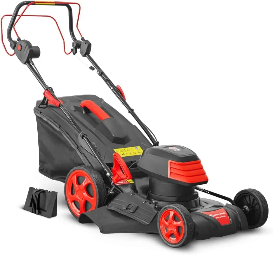 Tondeuse à gazon, électrique tractée 1800W, 46CM avec Carter en Acier, Elem Garden