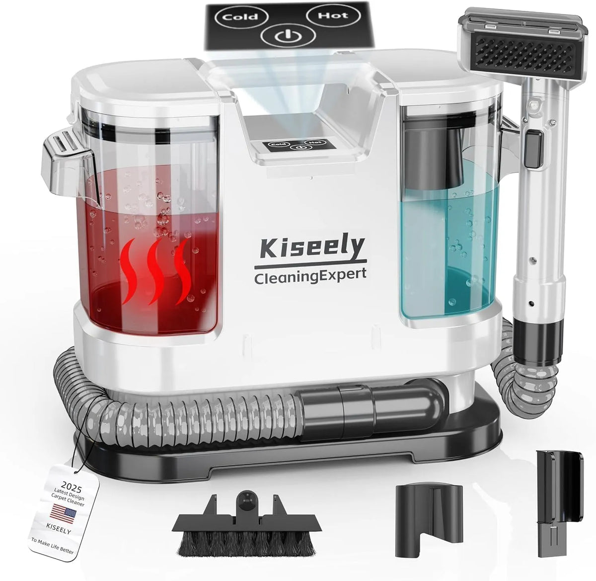 Aspirateur MN1, Nettoyeur de tapis et de tissus d'ameublement portable, chauffage instantané, Shampouineuse Canapé