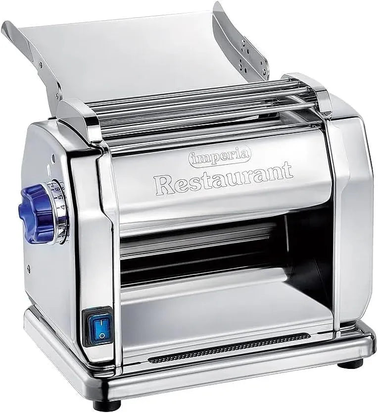 Machine à pâtes IMPERIA, puissance 160 W, électrique professionnelle pour restaurant, en acier inoxydable chromé