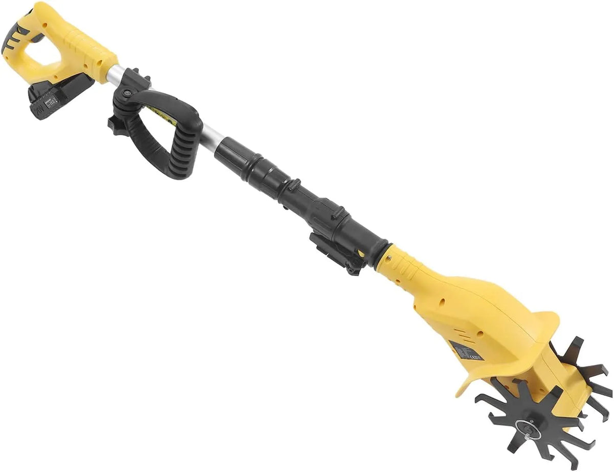 Motobineuse, sans fil avec batterie au lithium 20 V, Largeur de travail: 10 cm, Profondeur de travail: 17 cm