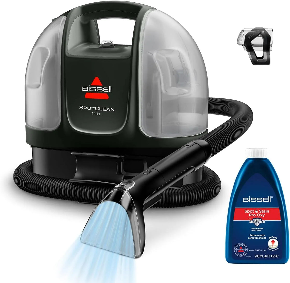 Canapé 41491, Compact et Léger, BISSELL SpotClean Mini Shampouineuse Filaire, et Plus Encore, Idéal pour les Nettoyages Rapides, Bateau