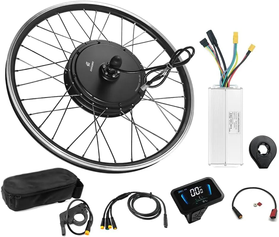 Modèle ESOULBIKE Electric Bicycle Kit 700C, 26' 27.5' 28', Rear Wheel E-Bike Motor Conversion Kit, Controller, 29'