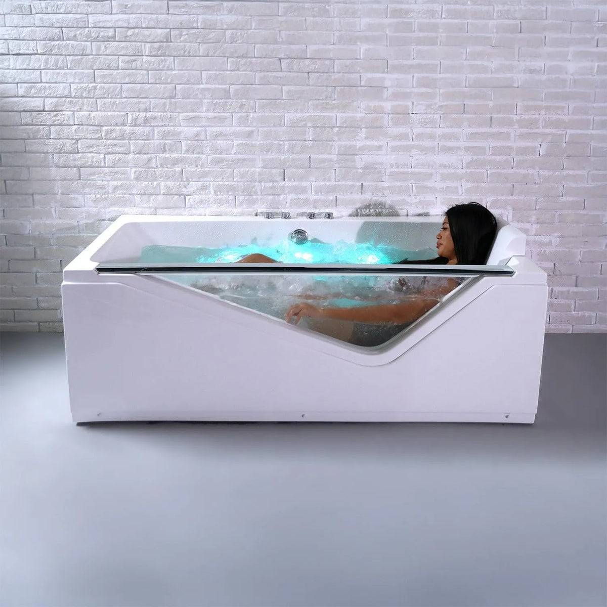 Modèle Indra Wave x80 x63 Baignoire Balnéo, by SPALINA, Indra Wave 170 cm