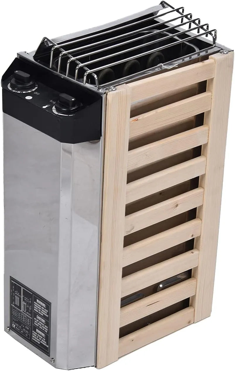 Modèle Sauna 3.6KE Max.424 Kudoo Chauffe, tension 230V Poêle de Sauna électrique avec Contrôleur Interne pour Pieds Cubes, Humide Et Sec Bain de