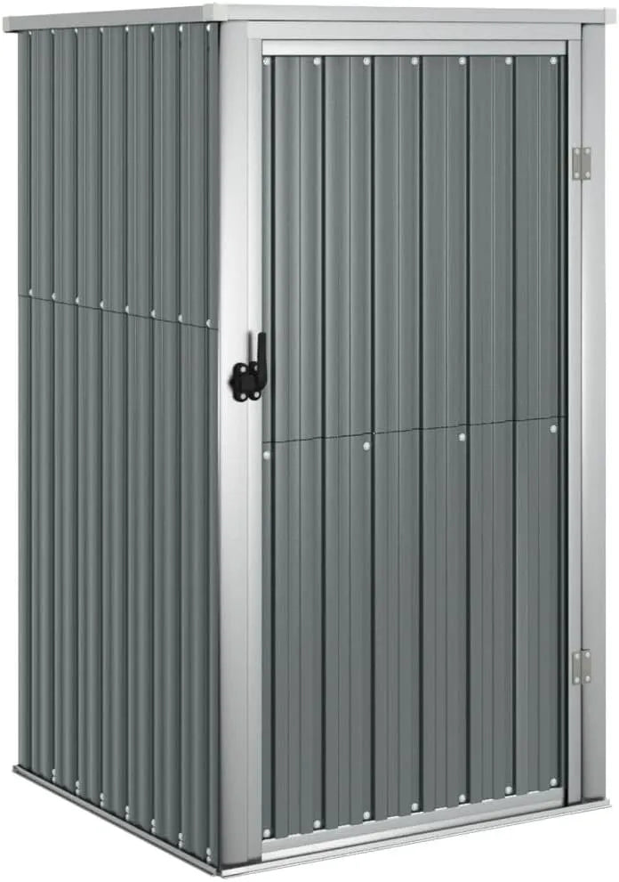 Abri de jardin, cabane cabanon Maison de Stockage Remise extérieur Hangar Outils Robuste 88 x 89 x 161 cm Acier galvanisé finition grise 02_0022418