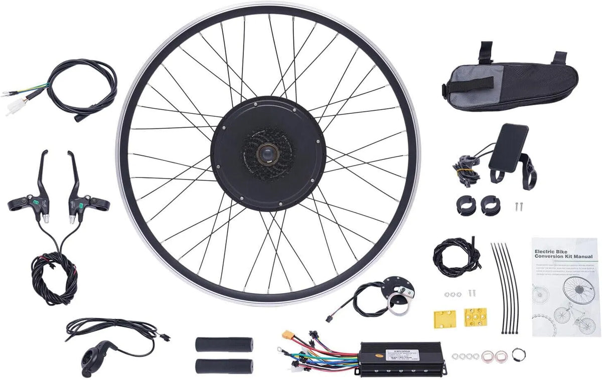 Vélo électrique 700C, Moteur 48 V 1000 W, Moteur de hub sans balais 700 C pour 28/29', Kit de conversion de, Avec contrôleur intégré, Roue arrière