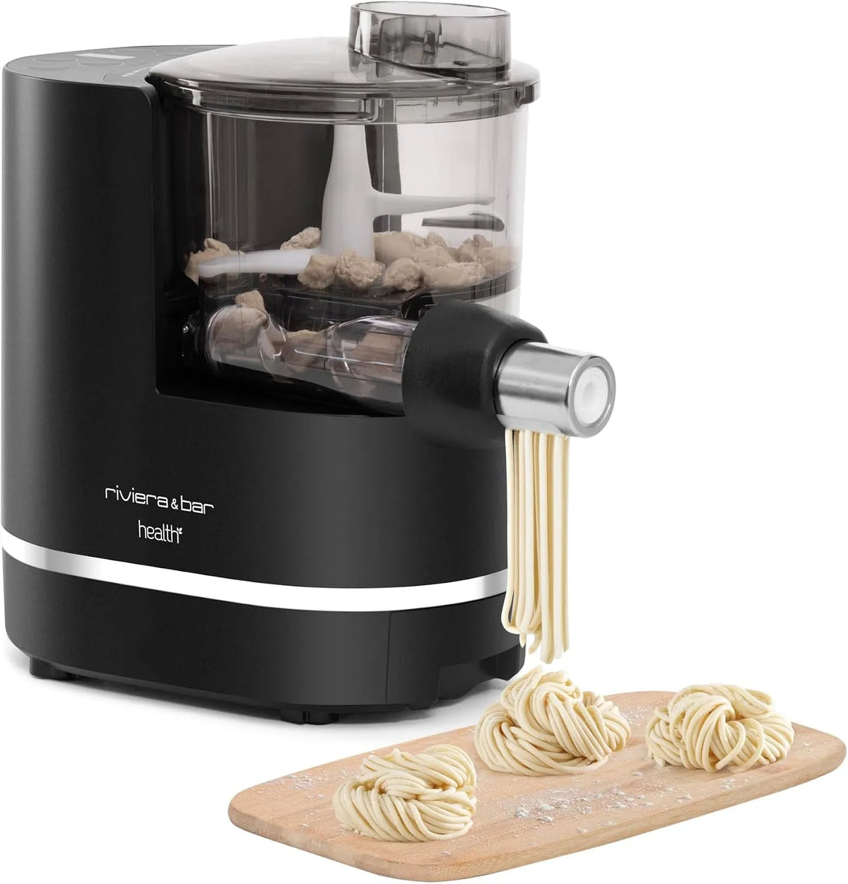 Machine à pâtes riviera&bar, 2 Programmes Automatique, puissance 220W, 8 Types de Pâtes, Programme Sans Gluten, Balance Intégrée, Semi-Automatique