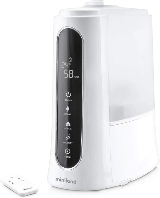 Miniland humidificateur, d'ozone qui nettoie et purifie l'air de votre maison Humitouch pure