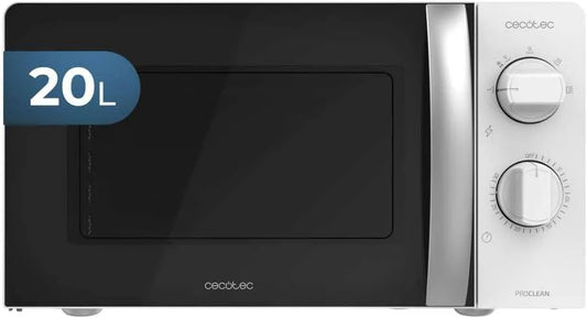 Cecotec four à micro-ondes 3DWave, Mode Décongélation, ProClean 2010. 20 L de capacité et 700 W de puissance, Sans grill