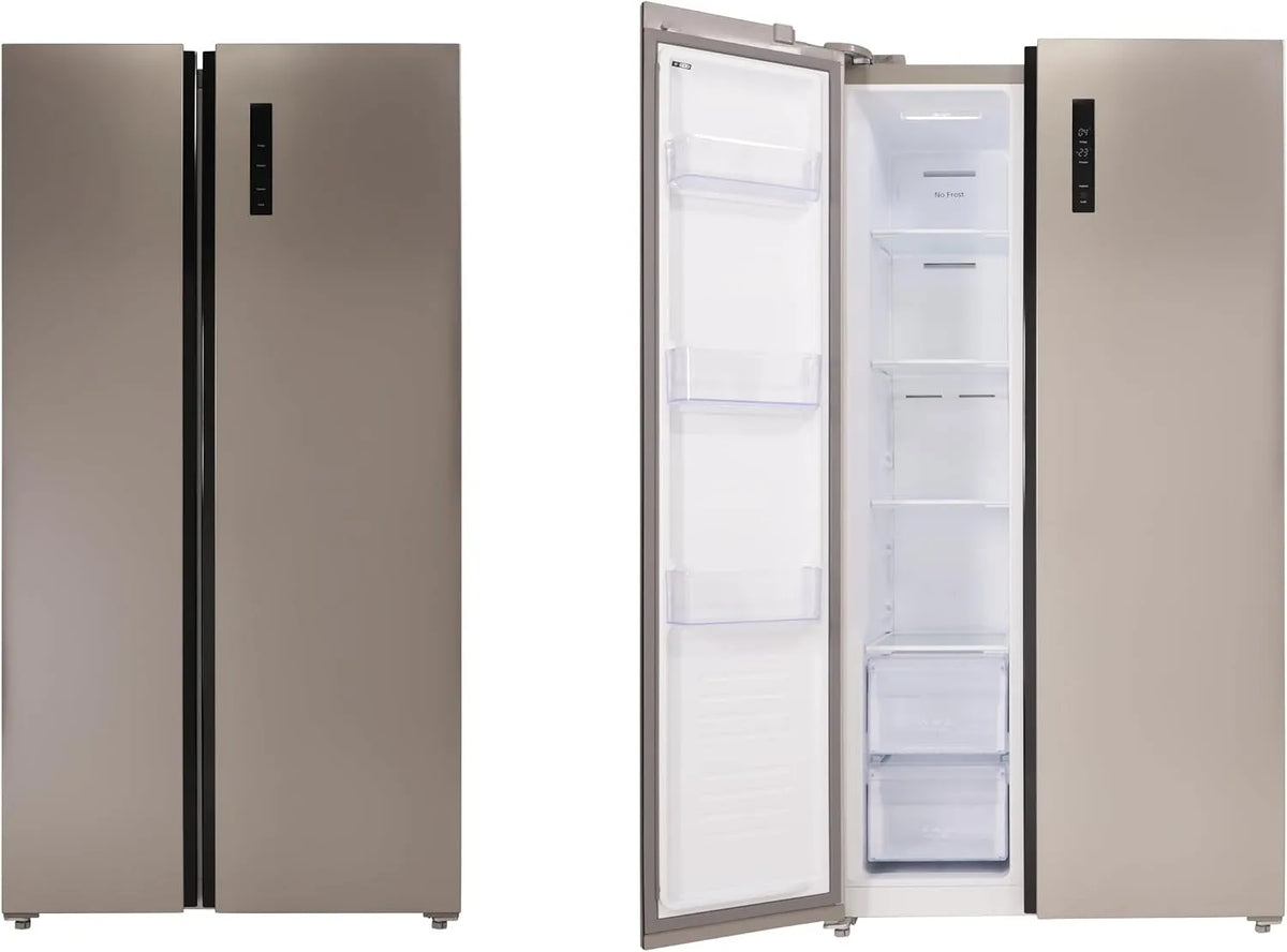 Respekta réfrigérateur AC178IX-18, L:91 cm, Congélateur de 174 L, Technologie No Frost intégrée, H:178 cm, Compartiment de 331 L