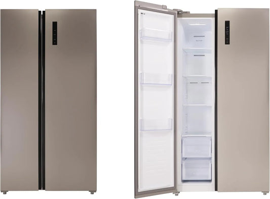 Respekta réfrigérateur AC178IX-18, L:91 cm, Congélateur de 174 L, Technologie No Frost intégrée, H:178 cm, Compartiment de 331 L