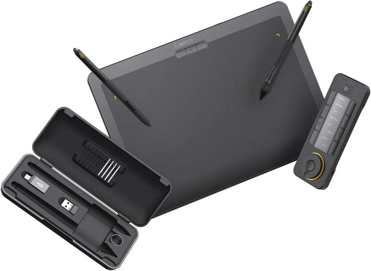 Tablet Medium Bundle v2 Tablette Graphique Professionnelle 12 Pouces Xencelabs Pen, avec 2 Stylets, sans Batterie et Quick Keys
