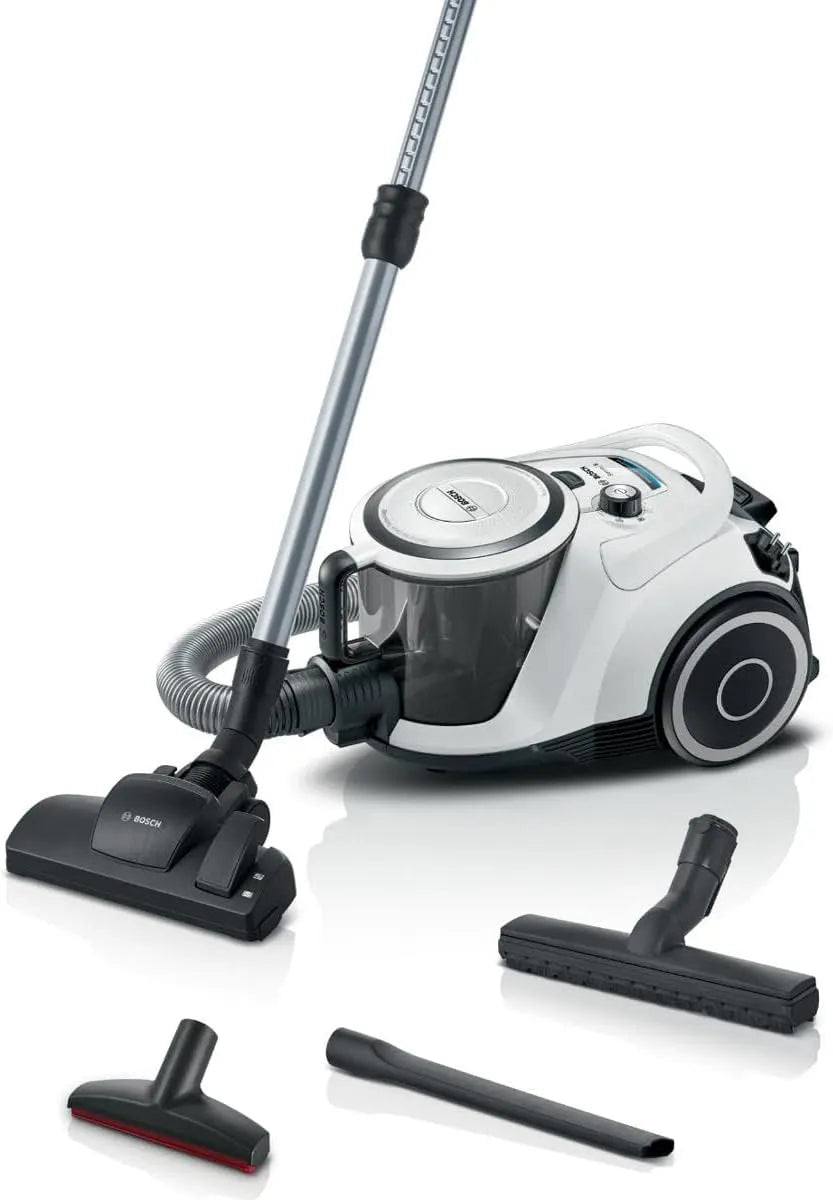 Bosch aspirateur BGC41XALL, Serie 6 traîneau sans Sac finition blanche 750 W 68 décibels