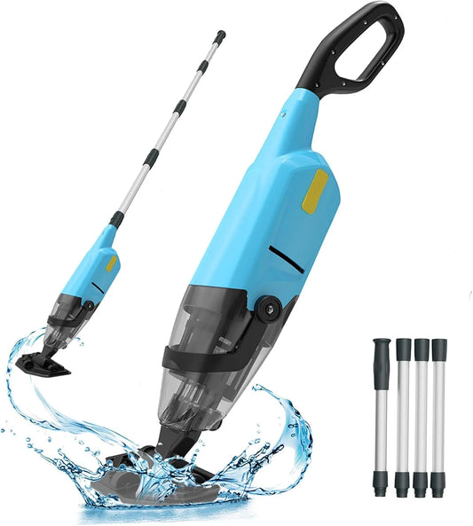 Aspirateur, de Piscine Manuel, Nettoyeur sous-Marin léger pour piscines Hors Sol et enterrées, spas et Hot Tub, de Piscine à fonctionnement
