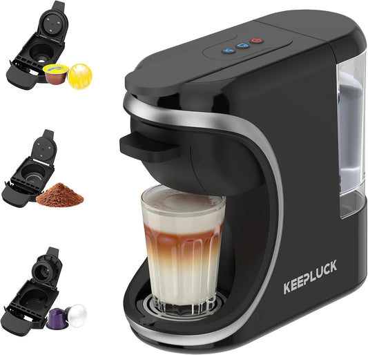 Nespresso machine à café ST-551, 3-en-1, Cafetière Multi-Capsules pour * Original, pour Dolce Gusto* et pour Café Moulu,600ml, capacité 600ml