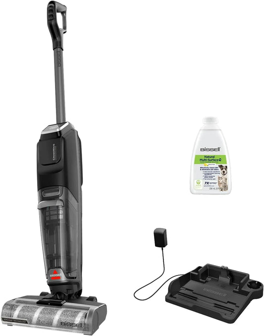 Aspirateur balai 4017N, Multi-Surfaces 240m², Bissell CrossWave OmniForce Edge, Aspire & Lave en Même Temps ou Mode Aspiration Uniquement