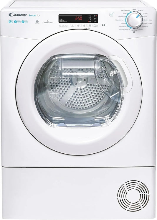 Candy sèche-linge H10A2DE-47, Pompe à Chaleur Smart Pro CSOE, poids 10 kg, 66 dB, Connecté Wi-Fi