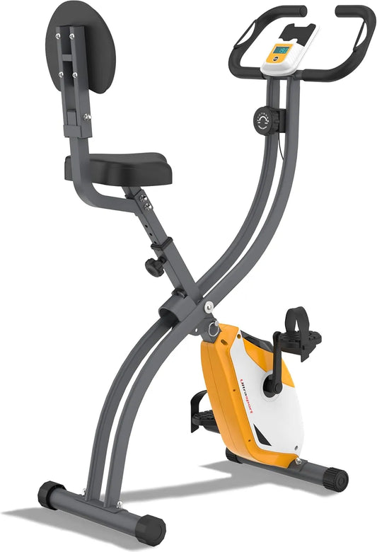 Vélo Ultrasport F-Bike, d'Appartement Pliable I Vélos d'Appartement Extra Silencieux jusqu'à 130 kg, avec Selle Confort