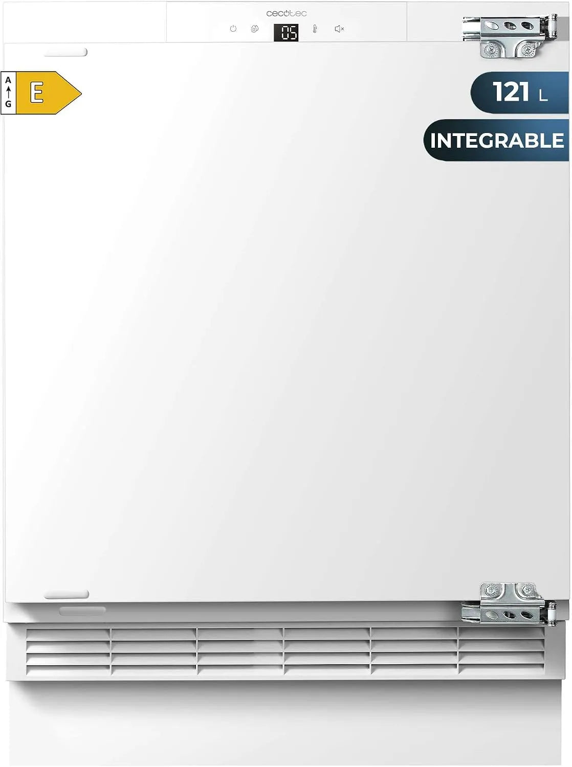 Cecotec réfrigérateur BI 121, Tiroir de congélation, Porte réversible, Congélation rapide, Température réglable