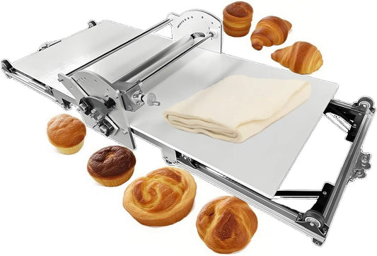 Laminoir Patisserie, éLectrique En Acier Inoxydable, Avec Niveaux D'éPaisseur RéGlable
