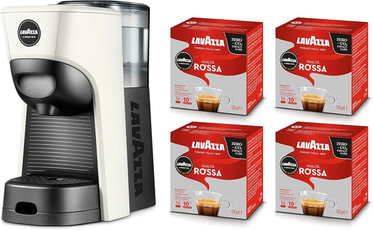 Machine à café, puissance 1450 W, 220-240 V, 50/60 Hz, capacité 0,6 litre, Lavazza, machine à expresso en plastique recyclé