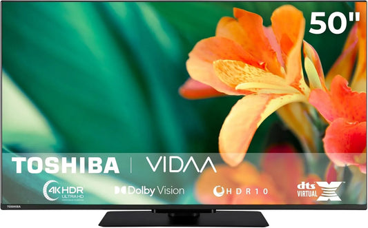 Toshiba téléviseur 50UV3463DA, 4K Ultra HD, largeur 127 cm, LED, VIDAA Smart TV, Dolby Vision HDR, Wi-FI