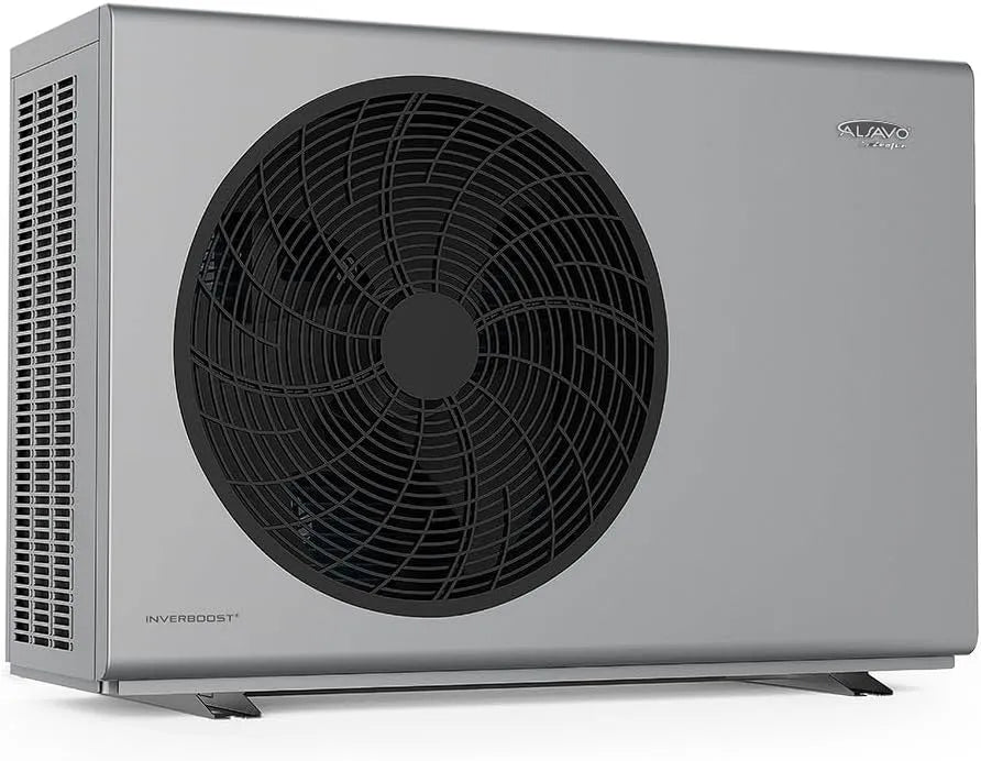 Pompe, À Chaleur Air-Eau Monobloc Grise HEAT R290 7 kW, Monophasé avec Einzelventilator, A+++ Efficacité Énergétique, Pour Chauffage Et Eau Chaude