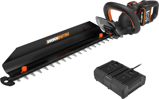 Worx modèle WG286E.1 4A-Doppelladegerät, tension 36V, 58 cm Schnittlänge, 1 STK., bürstenlos, Max. 27 mm Schnittstärke, tension 40V Max
