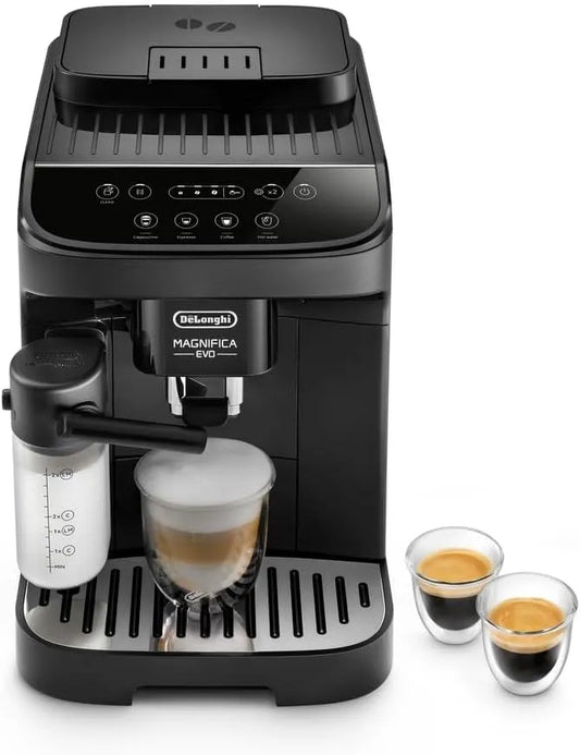 Modèle CAF� 15BARS MACHINE �, BROYEUR MAGNIFICA EVO 1450W finition noire