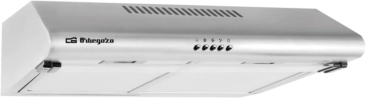 Hotte aspirante ST 07260 D Orbegozo IN, 2 moteurs 60 W, 2 filtres en aluminium détachables, éclairage LED, Orbegozo IN standard 60 cm