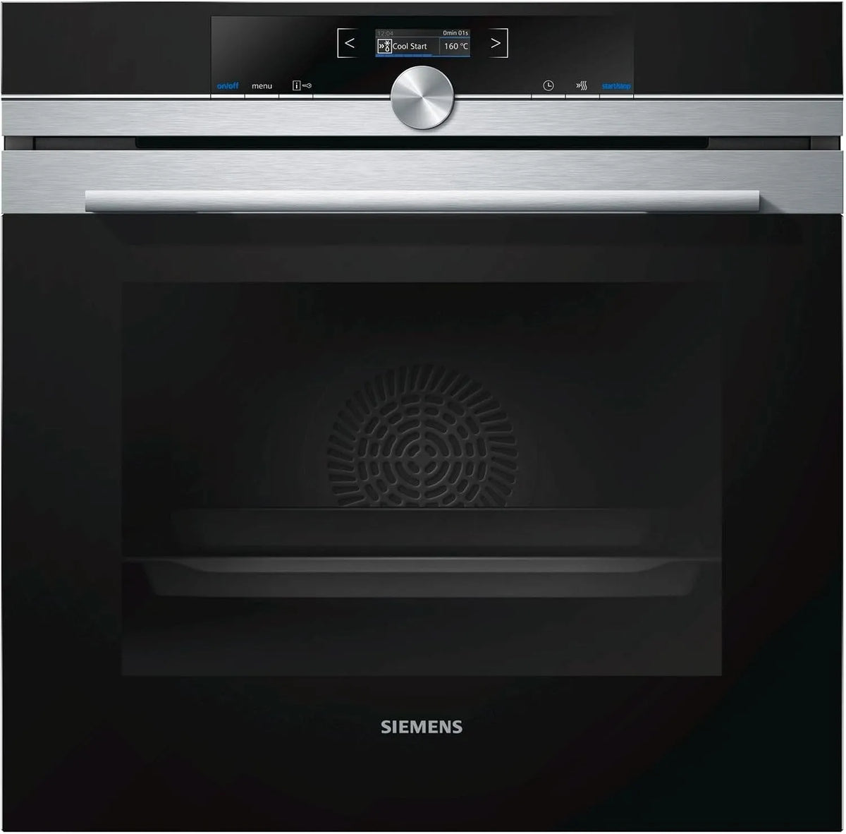 Siemens four HB672GBS1, capacité 71 L A+ finition noire, Acier inoxydable