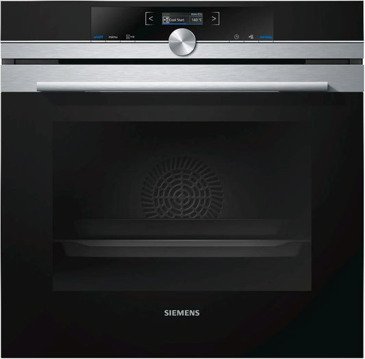 Siemens four HB672GBS1, capacité 71 L A+ finition noire, Acier inoxydable