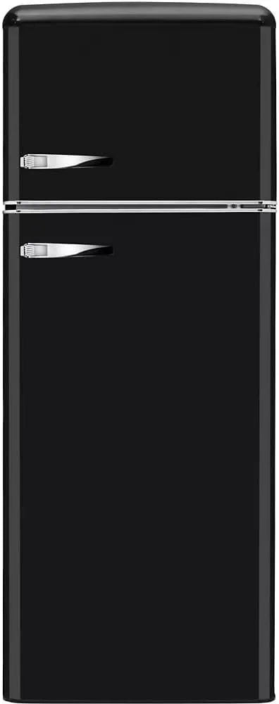 Amica réfrigérateur AR7252N, combiné 55 cm 246 l finition noire statique