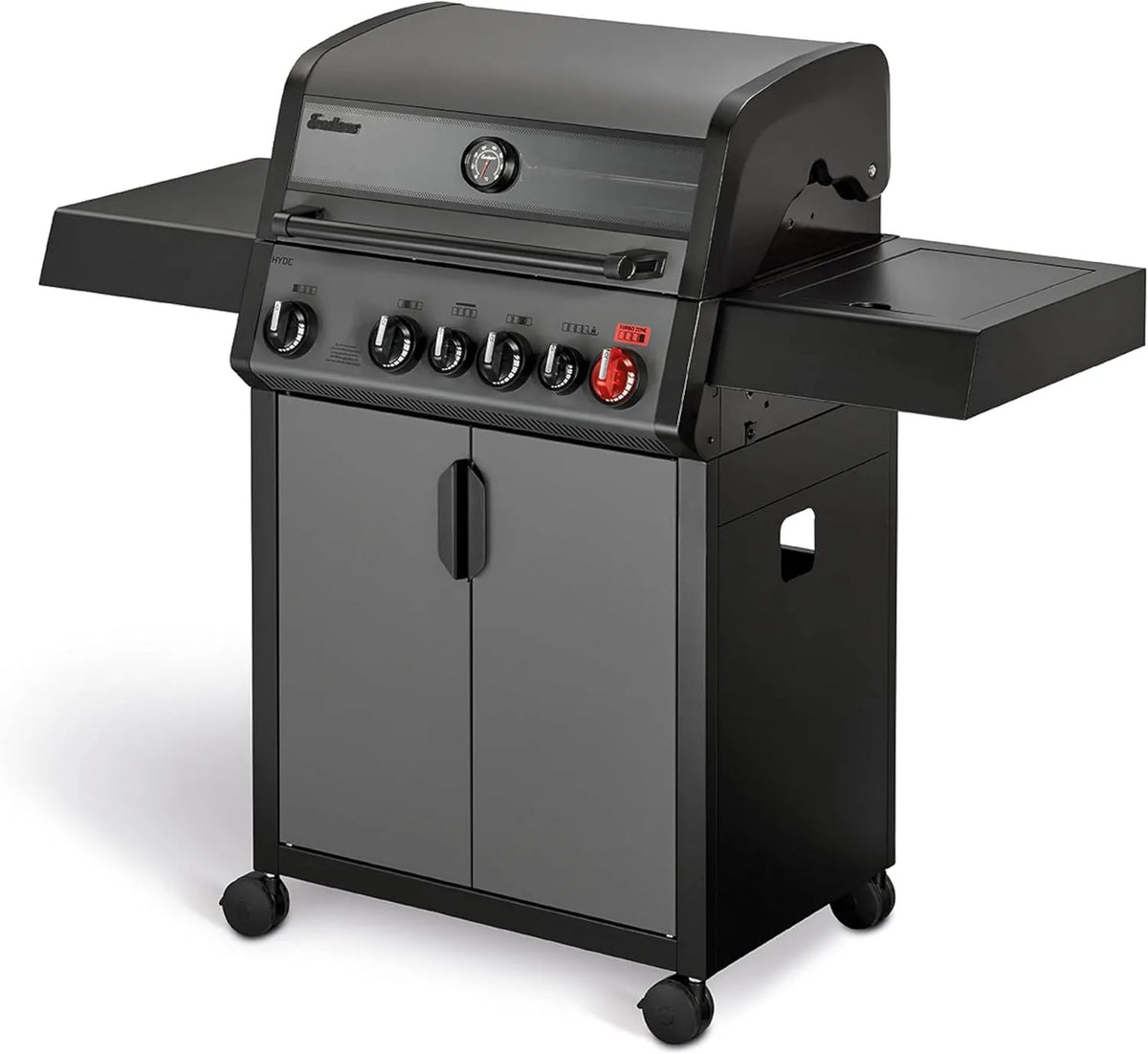 Barbecue ENDERS, puissance 19,4 kW, Hyde 4-6 brûleurs dont 1 Turbo Zone, 1 brûleur arrière infrarouge, SWITCH GRID