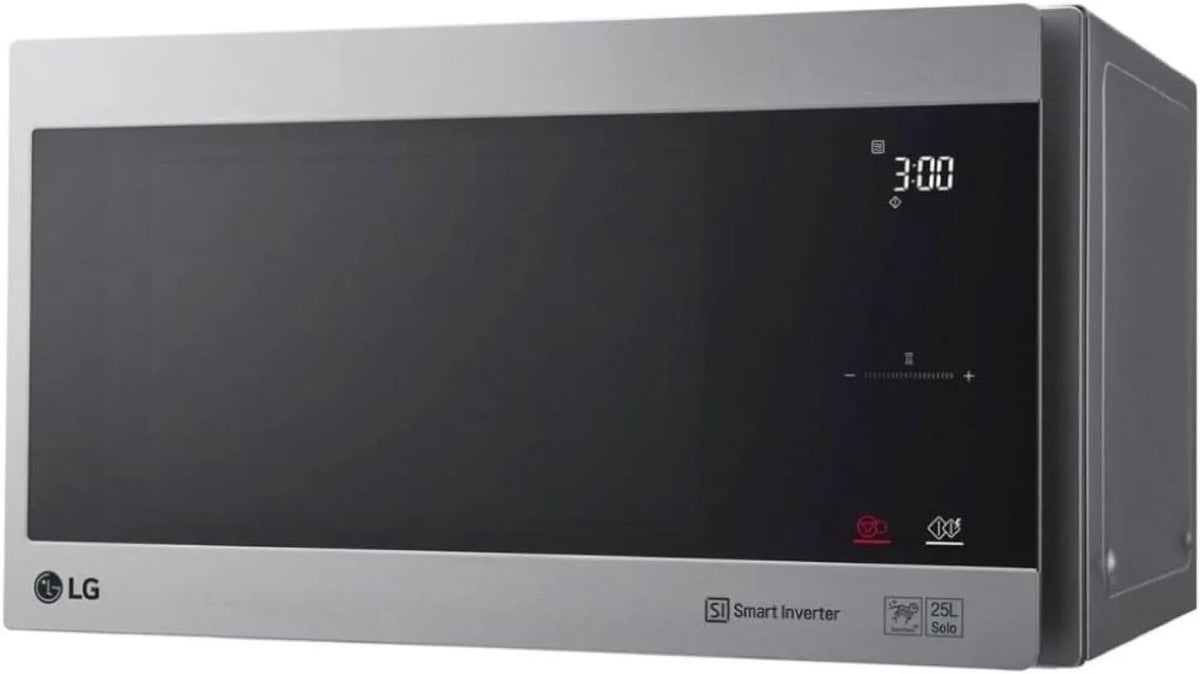 LG four à micro-ondes MS2595CIS, micro-onde Comptoir uniquement 25 L 1000 W finition argentée, Acier inoxydable